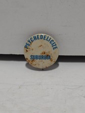 Vintage Psychedelicize Suburbia Hippie Counter Culture Pinback Button 3