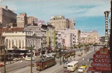 50's Downtown Street Scene-Canal Street-NEW ORLEANS, Louisiana picture