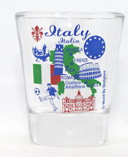 ITALY EU SERIES LANDMARKS AND ICONS COLLAGE SHOT GLASS SHOTGLASS picture