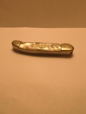 Vintage BULLDOG BRAND Solingen Two Dog Stamp Copperhead Genuine Pearl Handles picture