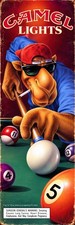 GIANT 2’X6’ VINYL BANNER - VINTAGE CAMEL LIGHTS AD picture