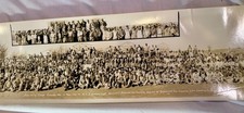 VTG 1941 Panoramic Group Photo Camp Blanding FL Military Personnel Or Trainees picture