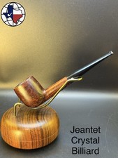 Vintage Jeantet Crystal Billiard Tobacco Pipe picture