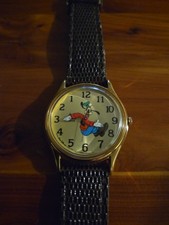 Seiko Lorus 1980 Vintage Disney Watch Backwards Goofy picture