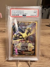Alakazam EX 125/124 XY Fates Collide 2016 Secret Holo Rare Pokemon Psa 9 Mint picture