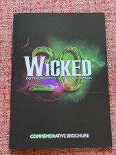 Rare * WICKED 20th Anniversary Commemorative Brochure Programme London Sept 2026 picture