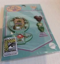 SDCC 2024 MATTEL Exclusive - Polly Pocket Magnetic Woodland Realm Enamel Pin Set picture