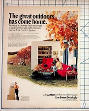Vintage 60s Lennox Electric Total Comfort System HVAC Ad Edison Electric picture