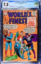 World's Finest Comics #155 1966 CGC Graded 7.5 Just Graded-New Holder picture