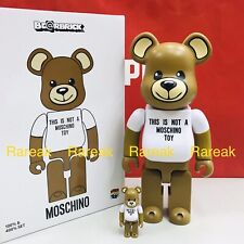 Medicom Bearbrick 2020 Moschino Bear Macau WWF 400% + 100% Be@rbrick Set picture