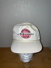 90s Vintage Arkansas Queen Wilhelmina State Park White Hat Headwear VTG OS picture