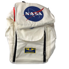 NASA White Backpack by AEROMAX. Youth. Kid. Costume. picture
