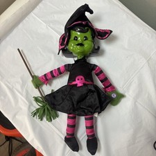 Rare Gemmy Witch Treater Greeter Vintage Halloween Target Exclusive Tested Works picture