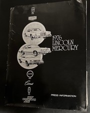 Original Ford Lincoln Mercury 1976 Press Kit 5 8X10 Photos Comet Monarch Montego picture