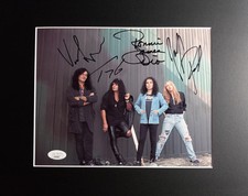 Ronnie James Dio +3 Signed 8x10 Custom Matted Frame Ready 11x14 Display JSA COA picture