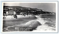 Varna Bulgaria Postcard View of Golden Sands c1930's Posted RPPC Photo picture