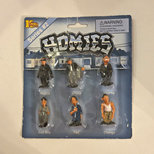 Homies Series #2 6-Pack Mini Figure Set Mosca Chuco Sharky Sad Boy Paz picture
