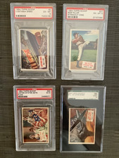 1954 Topps Scoops Complete Set, VG-EX+, including Babe Ruth, w/  7 graded cards picture