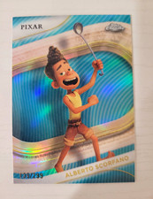 2025 Topps Chrome Pixar Luca Alberto Scorfano #182 Serial Numbered /299 picture