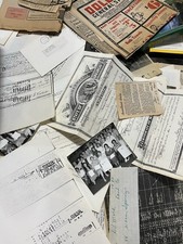 Vintage 1LBMixed Paper Ephemera Lot with Photos & written Letters  mystery pack picture