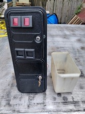 Over Under Arcade Coin Doors Set With Heavy Duty Coin Bucket & Coin Counter  picture