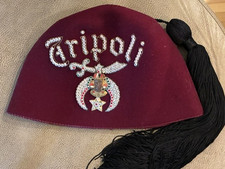 Vintage Tripoli Shriners Fez - Masonic Green Bay picture