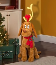 4 FT ANIMATED MUSICAL MAX FROM THE GRINCH ANIMATRONIC CHRISTMAS PROP PRESALE picture