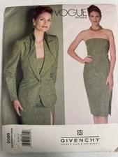 Vogue 2086 Rare Alexander McQueen for Givenchy sewing pattern size 8-12 picture