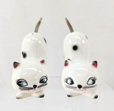 Vintage Holt Howard Cozy Kitten Cat Salt & Pepper Shakers Japan Spring Tail picture