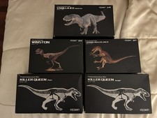 REBOR Retired Dinosaur LOT of 5 Dinos: Killer Queen, Winston, and V-Rex OPEN BOX picture