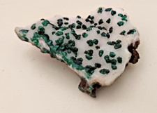 Malachite On Quartz Natural Green Dark Kambove Katanga Mine 110 Grams RDC picture