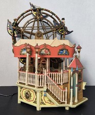 Vintage 1988 Enesco Majestic Ferris Wheel Music & Lights Tested - no motion picture
