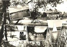Dippoldiswalde Germany Malter Dam Reservoir RPPC Real Photo Postcard 1972 Unused picture