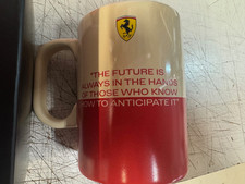 Ferrari Essential Mug in Porcelain Bicolor w/quote **OFFICIAL NEW In Box** picture