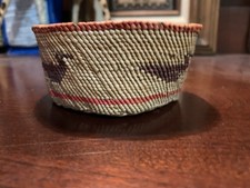 Vintage Handwoven Makah Basket picture