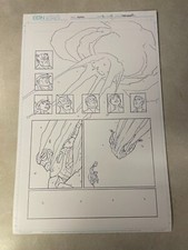AVENGERS #2 original comic art STUNNING TEAM PANEL SPLASH WATCH IRON MAN EXPLODE picture
