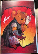 DUNGEON CRAWLER POOH SDCC (AP9) signed by Marat Mychaels w/COA picture
