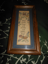 VINTAGE INSPIRATIONAL WALL FRAMED LITTLE BOYS QUOTE 1990 WOOD FRAME 8