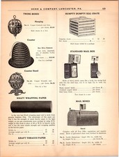 1910s Herr & Co. Lancaster PA Catalog Page Dixon's Pencils Liberty Crayons picture
