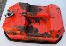 Vtg Rare STIHL USMC Blitz 1 Gallon Gas Can Missing Fuel Spout  TOOL BOX Restore picture