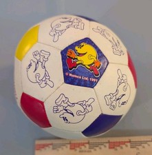 Vintage Pac-Man Mini Soccer Ball Namco Arcade Promo 1991 Vinyl Stitched 4.5