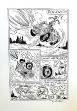 Billy Hazelnuts And The Crazy Bird GN Pg 62 Original Art By Tony Millionaire picture