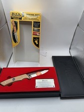 Brand New Buck 728 Whitetail Deer Skinner Knife Mid 2000's Leather Box Unused picture
