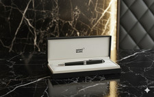 Montblanc Meisterstück 164 Classique Ballpoint Pen Black Platinum New picture