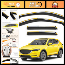 in-Channel Window Visors Rain Guards for 2017-2025 Mazda CX5 CX-5 picture