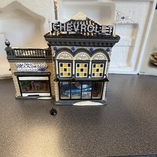 Department 56 Snow Village McKenzies Chevrolet Building picture