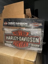 Harley-Davidson Nostalgic Bar & Shield Beverage Mat, Roadhouse Collection picture