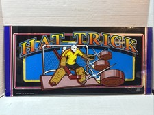 Arcade Cabinet Marquee Hat Trick picture