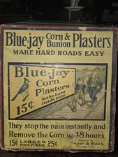 Early Blue-jay Corn Plasters  Store Display Antique Advertising FIND ANOTHER  picture