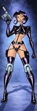 GIANT 2’X6’ VINYL BANNER - AEON FLUX picture